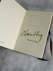 KRUG Signed Moleskine Notebook A5 P55 Limited Edition Champagne Collectible