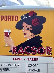 Vintage Art Deco 1939 PORTO RACSOR wine poster