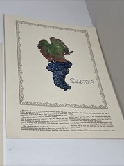 2 Rare 1969 Prints Grapes Wine Walter S. Taylor Finger Lakes Wine Museum NY
