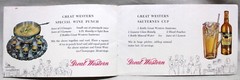 GREAT WESTERN WINES PUNCHES FOR ALL OCCASSIONS DRINK RECIPES BROCHURE 1953