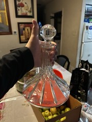 Wedgwood crystal decanter set
