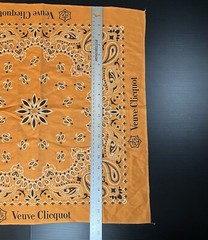Veuve Clicquot Champagne Signature Bandana Handkerchief Wrap – New