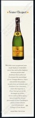 2003 Veuve Clicquot Ponsardin champagne 1996 bottle photo vintage print ad