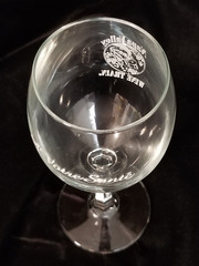 Napa Valley Wine Train – A Votre Sante – Wine Glass – 7&Prime; Tall White Artwork