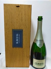 Krug Clos du Mesnil 2004 Empty Glass Bottle Champagne Wood Box From Japan