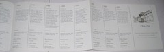 Opus One Winery Vineyards Statistics foldout brochure, 2 brochures total