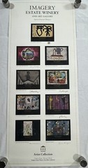 Imagery Estate Winery & Art Gallery Poster 14.5×34.5” Labels Wine Artist .