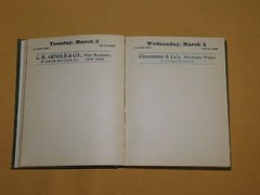VINTAGE LIQUOR AD C H ARNOLD WINE MERCHANTS NY 1903 YEAR BOOK CALENDAR