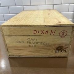 1982 Chateau Clerc Milon 12 Bottle Wooden Wine Case Crate