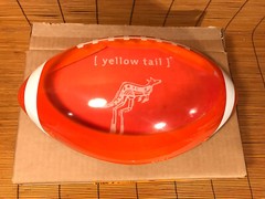 NEW YELLOW TAIL WINE HOLIDAY TAILGATE FOOTBALL LIGHTBOX Orange