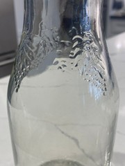 Clear Glass Grape Embossed Wine Carafe – JFJ Winery, Ceres California