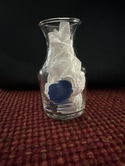 OPUS ONE Wine 1988 Vintage Debut Glass Carafe Decanter Small 3oz 3 3/4&Prime; RARE