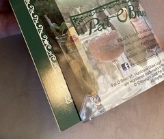 Pat O&rsquo;Brien&rsquo;s New Orleans 80th Anniversary Souvenir French Quarter Menu 2013
