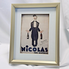 Nicolas Fines Bouteilles Framed Photograph of Wine Poster Framed Small