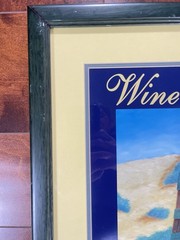 Vintage 2000 Sonoma County Fair “Wine Country Racing” Poster Horse Track Framed