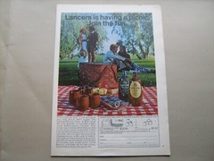 1972 Lancers Rose and Vinho Branco « Having a Picnic–Join the Fun! »–vintage ad
