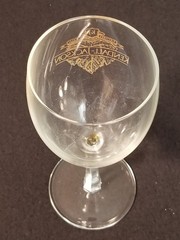 Kendall-Jackson – Santa Rosa, CA – Wine Glass – Gold Artwork – 6-3/4&Prime; Tall