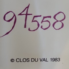 Clos Du Val Wine Co Poster « Switzerland Bottling Time » 1983 Ronald Searle Napa