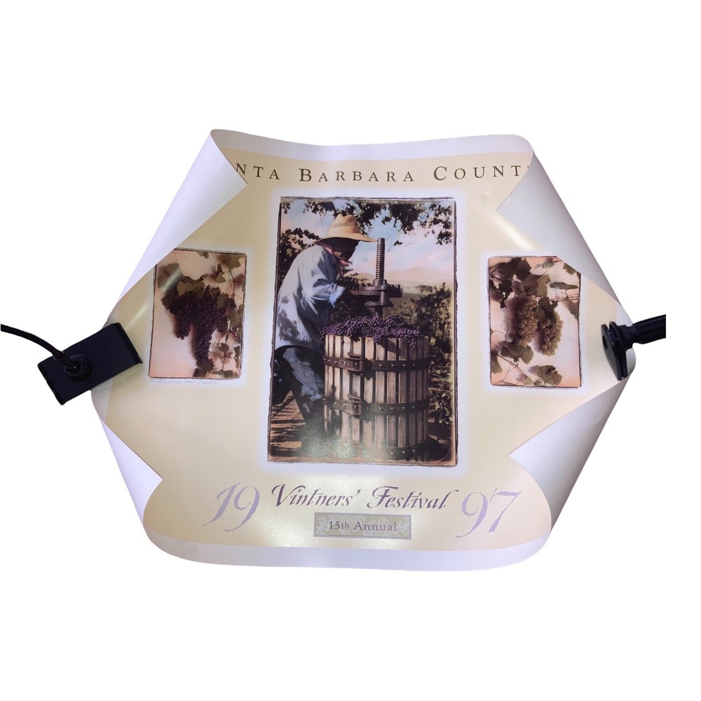 POSTER Santa Barbara County Vintners&rsquo; Festival 15th Annual Wine 1997 (EVENT)