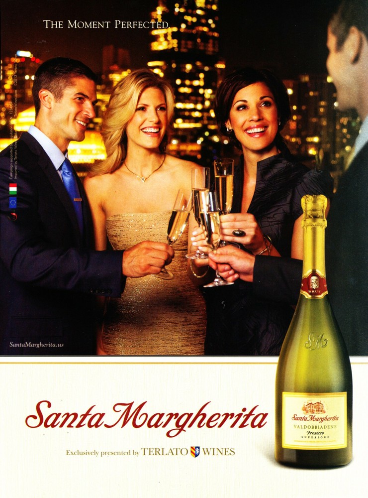SANTA MARGHERITA WINE AD #22 RARE 2015 OOP