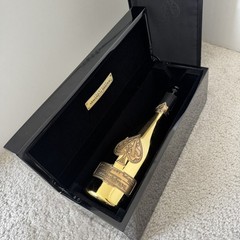 2x Armand de Brignac Ace of Spades Brut Gold EMPTY Set w/ Boxes+Bags+Corks+Caps