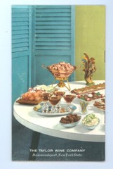 Vtg 50s 1958 Taylor Wine Company « Come for Cocktails » Recipe Booklet Lithographs