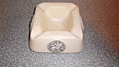 RARE Vintage French Champagne Taittinger Reims Large 8” Ceramic Ashtray France