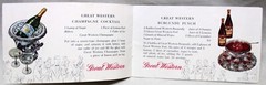 GREAT WESTERN WINES PUNCHES FOR ALL OCCASSIONS DRINK RECIPES BROCHURE 1953