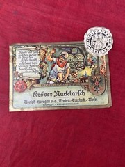 Germany Wine Bottle Label VTG Kröver Nacktarsch Adolph Huesgen GERMAN