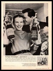 1960 Taylor&rsquo;s New York State Wine Dry Champagne Or Brut Hammondsport NY Print Ad