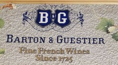 B & G Barton & Guestier Cabernet Sauvignon Grape: Bar Mirror – Framed Bar Mirror