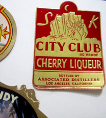 Set of (28) 1920&rsquo;s-30&rsquo;s Wine & Beer Labels – Some are Metallic and Shiny. *