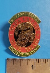 2009 Napa Valley Wine Train 20th Anniversary Lapel Pin Domaine Chandon