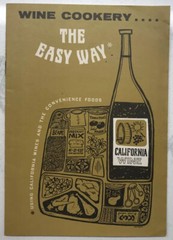 Lot Of 3 Vtg Recipe Booklets/Pamphlets Featurin California Wines Cooking W/Wine