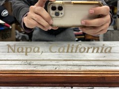VTG Sutter Home Winery Napa California Wall Hanging Advertising Mirror Sign
