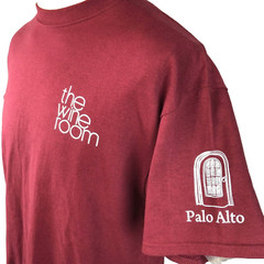 The Wine Room Palo Alto CA Mens T-Shirt size Large Classy People Get Sh*t Faced