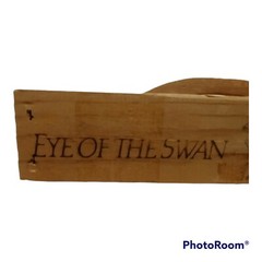 Wine Crate Wood Caddy Made From Vintage Eye of the Swan Black Beauty