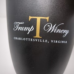Trump Winery Charlottesville Virginia Wine Black Plastic Bucket Collectable