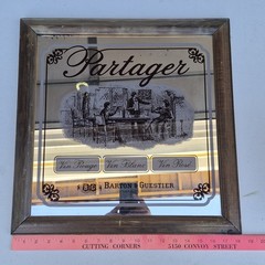 Vintage Partager Bar Sign Barton Guestier Wine Product of France via New York