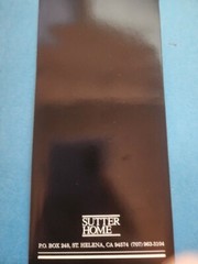 Vintage 1985 Brochure from Sutter Home Zinfandel Winery Napa Valley California