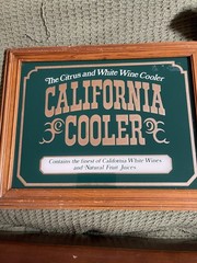 California Cooler Mirror 19×15 Vintage Collectible Very Good Condition