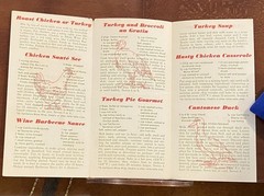 Vintage 14 Holiday Wine Recipes Chicken Turkey Duck California Wine Board