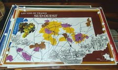 9 1980s Les Vins De France Posters 43×29 Estate Pierre Chambrin White House Chef