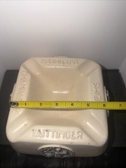 French Taittinger Reims Large Ceramic Ashtray