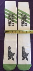 The Original Bartles & Jamyes Premium Wine Cooler Co Advertisement Socks NEW