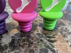 Barefoot Wine Bottle Stoppers Silicone SET OF 4 HARD TO FIND