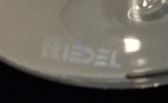 Lovely Large – Riedel – Red Wine Glass – 9-3/4&Prime; Tall – Reidel Hallmarked on Foot