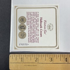 Vintage 1970s Chateau-Gai Hallmark Cream UNUSED Paper Label Niagara Q2159