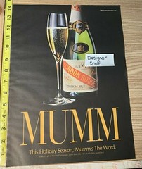 Mumm Cordon Rouge 1982 Alcohol Vintage PAPER Print Ad Advertisement