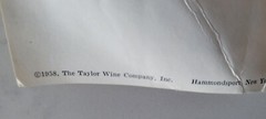 Vintage 1958 Taylor Wine Champagne Makes a Party Recipe Pamphlet booklet
